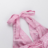 SUPER WHOLESALE | Halter Big Bow Dress