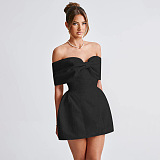 SUPER WHOLESALE | Strapless Big Bow Dress