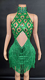 SUPER WHOLESALE | Crystal Fringes Party Dress