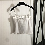 SUPER WHOLESALE | Spaghetti Strap Top in White