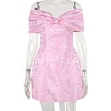 SUPER WHOLESALE | Strapless Big Bow Dress