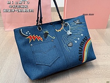 SUPER WHOLESALE | Denim Blue Tote Bag