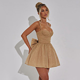 SUPER WHOLESALE | Spaghetti Big Bow Dress