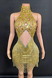 SUPER WHOLESALE | Crystal Fringes Party Dress