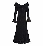 SUPER WHOLESALE | Strapless Lace Long Dress