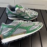 SUPER WHOLESALE | Orbit Silver & Green Runner Sneaker