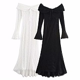 SUPER WHOLESALE | Strapless Lace Long Dress