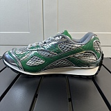 SUPER WHOLESALE | Orbit Silver & Green Runner Sneaker