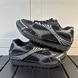 SUPER WHOLESALE | Orbit Silver & Black Runner Sneaker