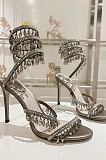 SUPER WHOLESALE | Crystal-embellished Sandals