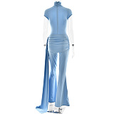 SUPER WHOLESALE | Bat Shoulder Jumpsuit with Strap