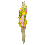 SUPER WHOLESALE | Shirt Collar Romper