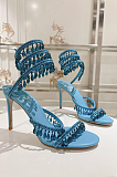SUPER WHOLESALE | Crystal-embellished Sandals