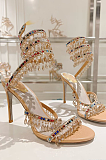 SUPER WHOLESALE | Crystal-embellished Sandals