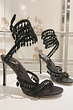 SUPER WHOLESALE | Crystal-embellished Sandals
