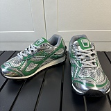SUPER WHOLESALE | Orbit Silver & Green Runner Sneaker