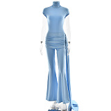 SUPER WHOLESALE | Bat Shoulder Jumpsuit with Strap