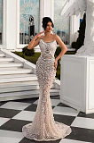 SUPER WHOLESALE | Pearl Strapless Dress