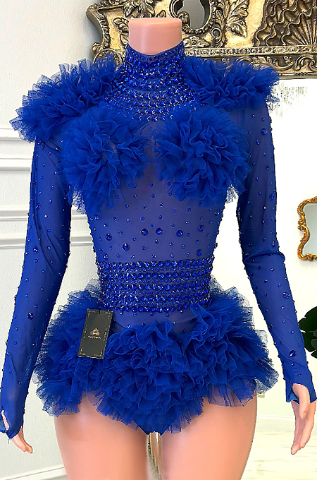 SUPER WHOLESALE | Rhinestone Playsuit