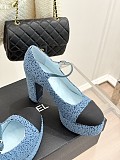 SUPER WHOLESALE | Mary Janes Heels(Cotton Tweed)