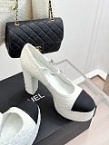 SUPER WHOLESALE | Mary Janes Heels(Cotton Tweed)