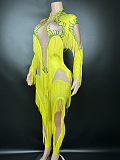 SUPER WHOLESALE |Tassel Mesh Jumpsuit