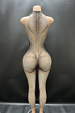 SUPER WHOLESALE | Rhinestone Off-shoulder Jumpsuit