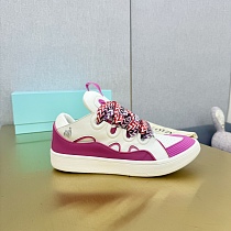 SUPER WHOLESALE | Leather Curb Sneakers for Women