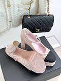 SUPER WHOLESALE | Mary Janes Heels(Cotton Tweed)