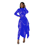 SUPER WHOLESALE | Lace Jumpsuit with Waist Strap