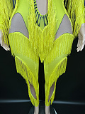 SUPER WHOLESALE |Tassel Mesh Jumpsuit