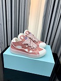 SUPER WHOLESALE | Leather Curb Sneakers for Women