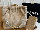 SUPER WHOLESALE | Gold Chain Drawstring Shoulder Bag