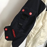 SUPER WHOLESALE | Patchwork Tracking Windbreaker Coat
