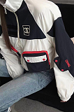 SUPER WHOLESALE | Patchwork Tracking Windbreaker Coat