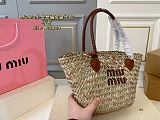 SUPER WHOLESALE | Beige/cognac Palmetto Mini-bag
