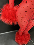 SUPER WHOLESALE | Red Rhinestone Jumpsuit