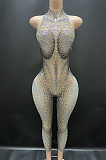 SUPER WHOLESALE | Rhinestone Off-shoulder Jumpsuit