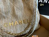 SUPER WHOLESALE | Gold Chain Drawstring Shoulder Bag