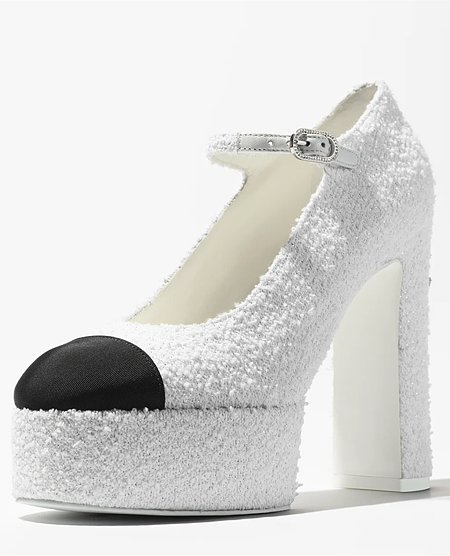 SUPER WHOLESALE | Mary Janes Heels(Cotton Tweed)
