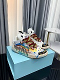 SUPER WHOLESALE | Leather Curb Sneakers for Women
