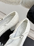 SUPER WHOLESALE | Mary Janes Heels(Cotton Tweed)