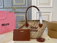 SUPER WHOLESALE | Beige/cognac Palmetto Mini-bag