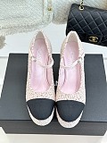SUPER WHOLESALE | Mary Janes Heels(Cotton Tweed)