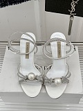 SUPER WHOLESALE | Pearl Heels in Silver