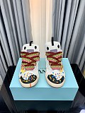 SUPER WHOLESALE | Leather Curb Sneakers for Women