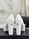 SUPER WHOLESALE | Mary Janes Heels(Cotton Tweed)