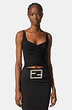SUPER WHOLESALE | Metal Shoulder Buckle Vest