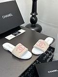 SUPER WHOLESALE | Beige & Pink Satin Mule