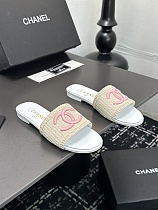SUPER WHOLESALE | Beige & Pink Satin Mule